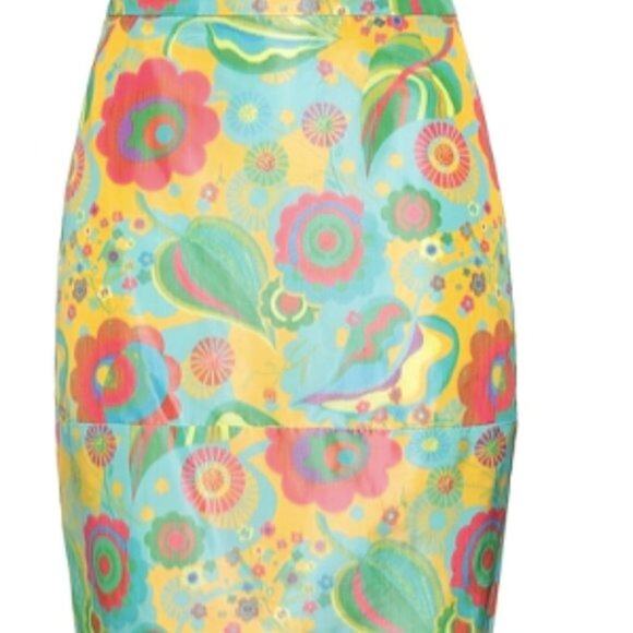 Marni floral a line skirt multicolor size 6 - Picture 5 of 8